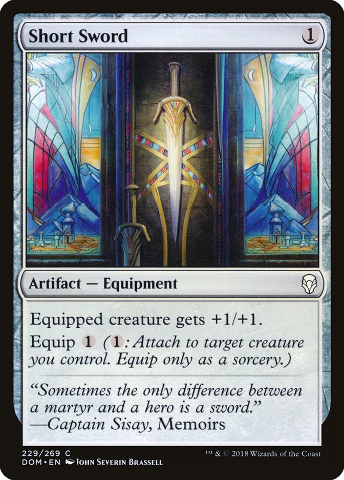 short sword - Magic The Gathering - dominaria dom-229