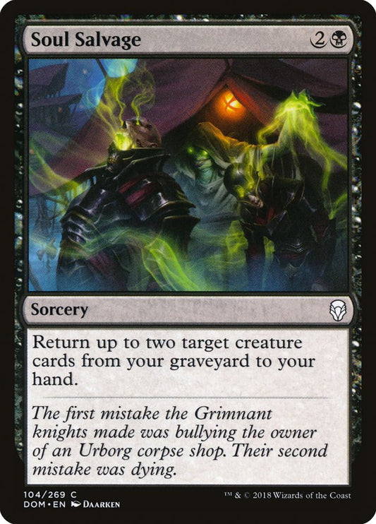 soul salvage - Magic The Gathering - dominaria dom-104