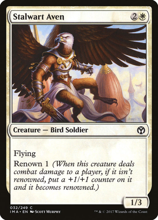 stalwart aven - Magic The Gathering - iconic masters ima-32