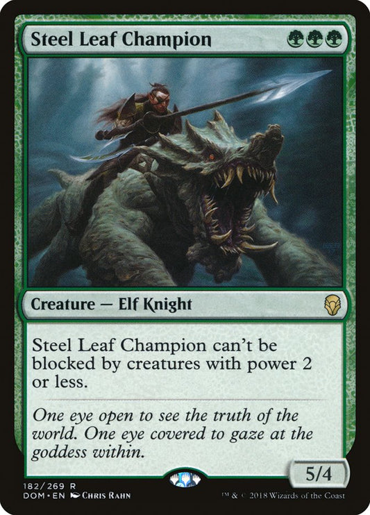 steel leaf champion - Magic The Gathering - dominaria dom-182