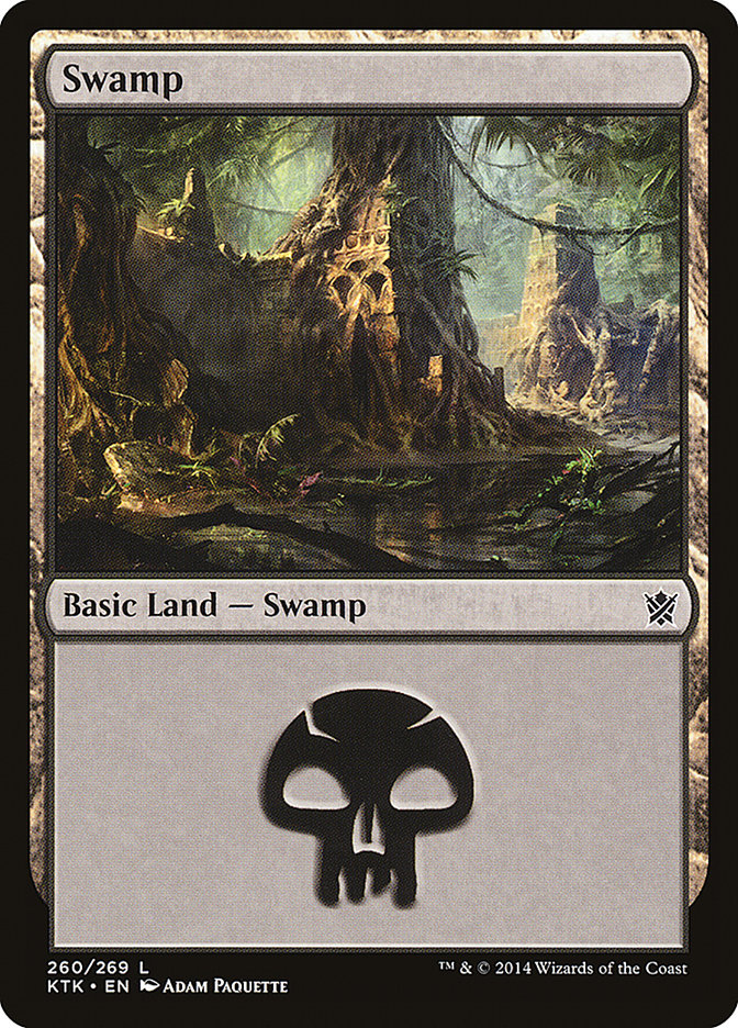 swamp magic the gathering khans of tarkir ktk-260