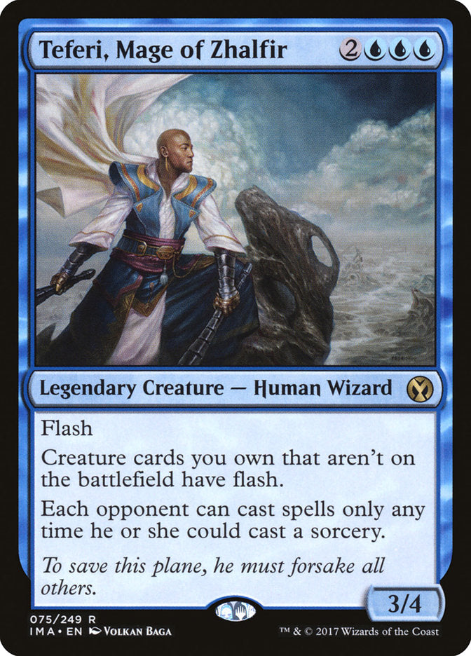 teferi mage of zhalfir magic the gathering iconic masters ima-75