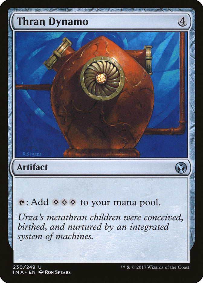 thran dynamo magic the gathering iconic masters ima-230