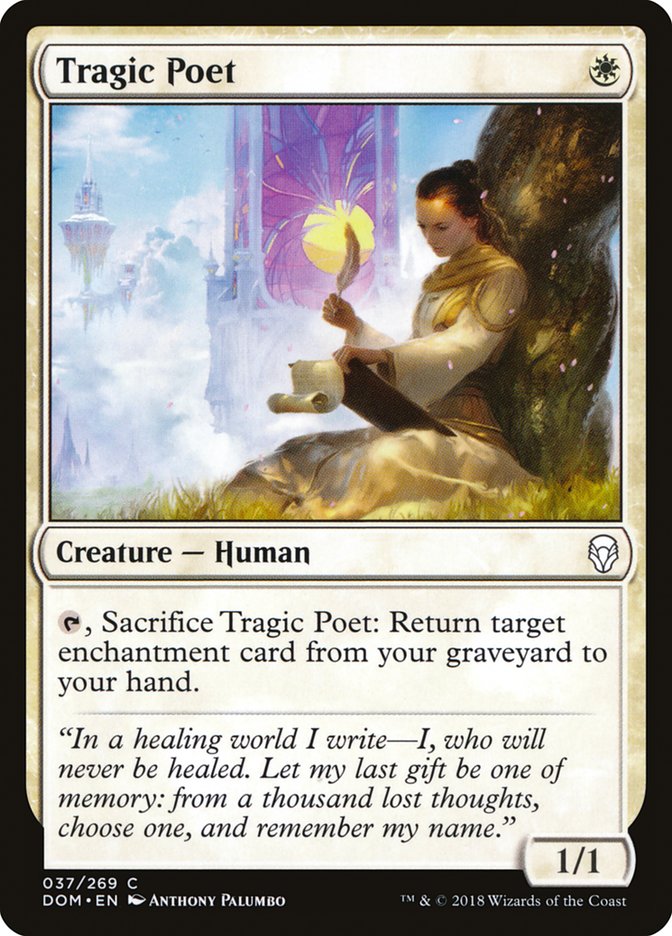 tragic poet magic the gathering dominaria dom-37