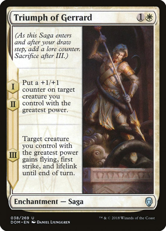 triumph of gerrard - Magic The Gathering - dominaria dom-38