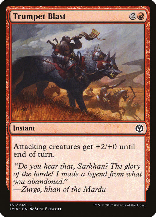trumpet blast - Magic The Gathering - iconic masters ima-151 foil