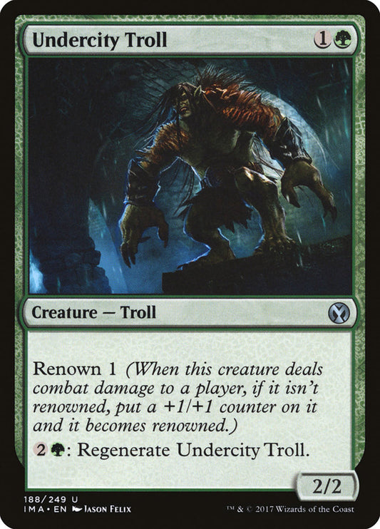 undercity troll - Magic The Gathering - iconic masters ima-188