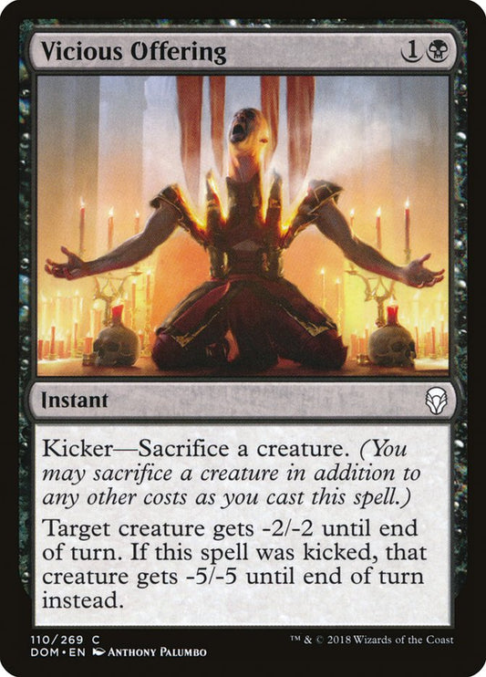 vicious offering - Magic The Gathering - iconic masters dom-110