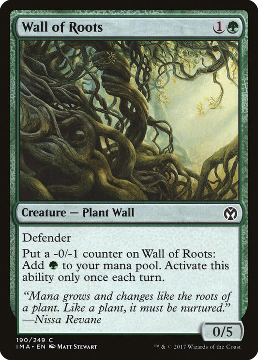 wall of roots - Magic The Gathering - iconic masters ima-190