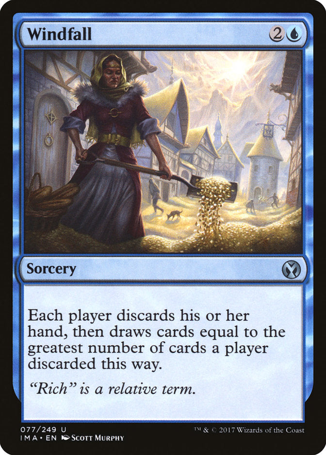 windfall magic the gathering iconic masters ima-77